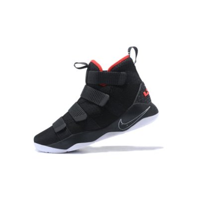 Nike Erkek Lebron Soldier 11 Kırmızı / Siyah Basketbol Ayakkabısı Türkiye - RUKTNR8F